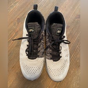 APL TechLoom Pro Shoes (Black/White/Cosmic Gray, Women's 9)